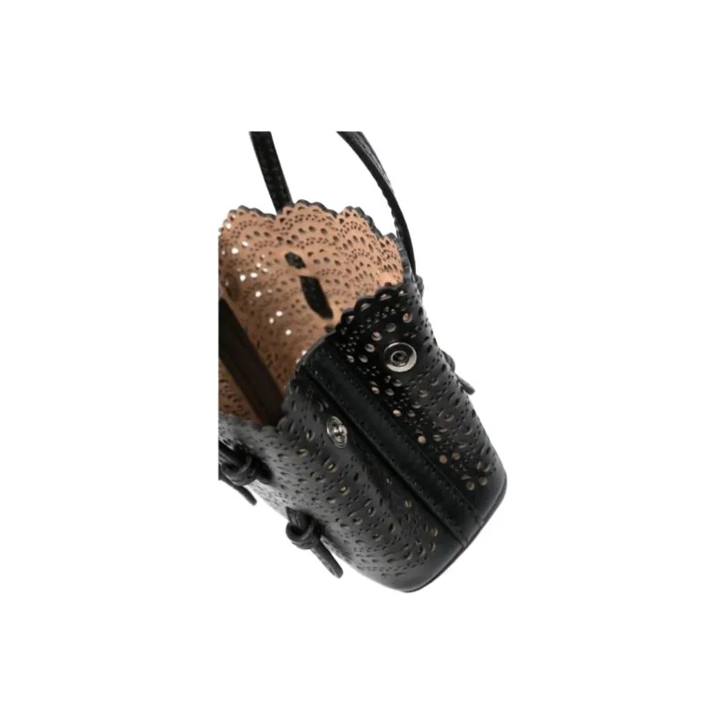 Alaia Perforated Detail Mini Mina Bag-2