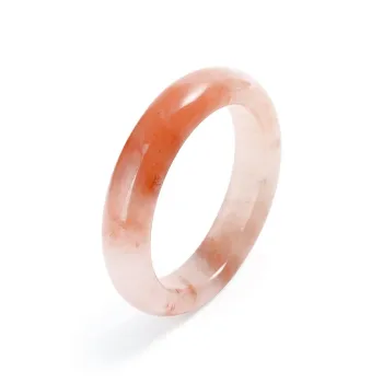 LIYUNMUXUE Golden Silk Jade Bangles Women's