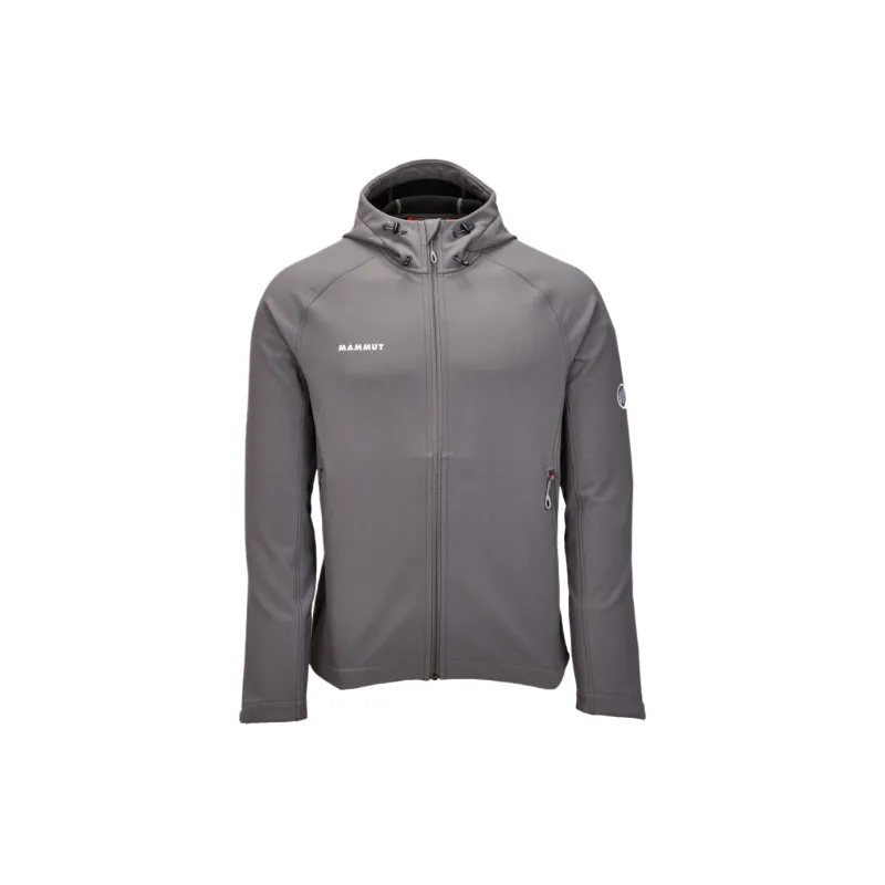MAMMUT Clion Jacket Unisex Titanium Gray With Free Necklace-1