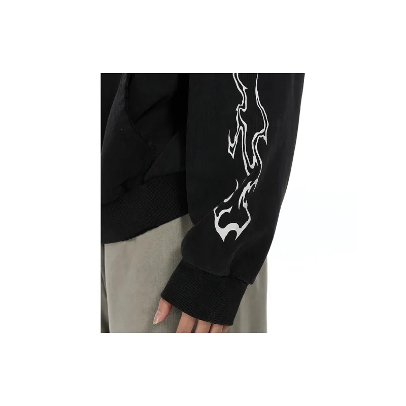 BTW Sweatshirt Unisex Eco Friendly Black-5