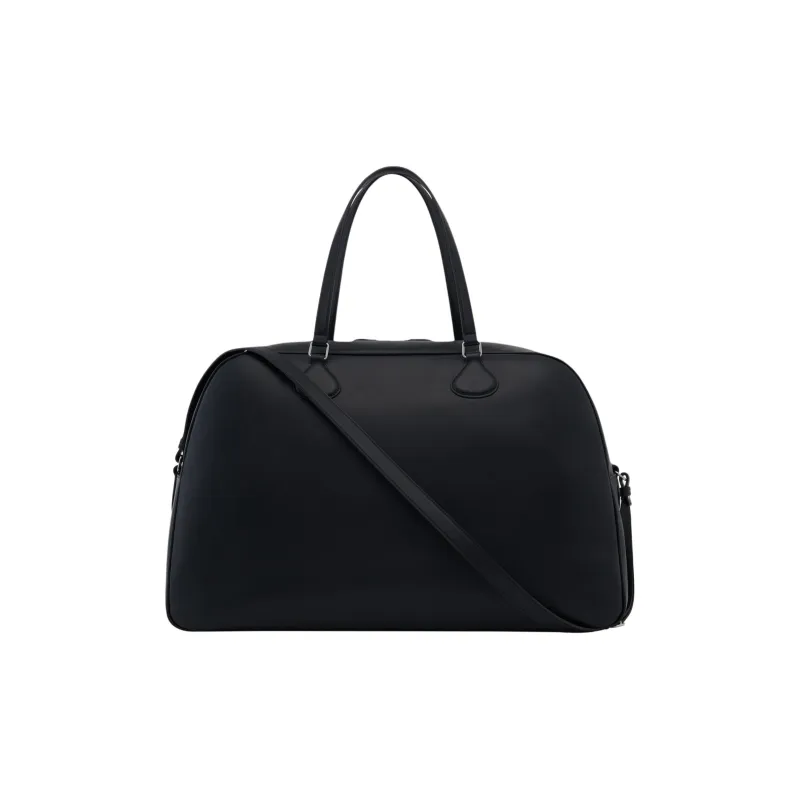 COURREGES Calfskin Travel Bag Women's Black-2
