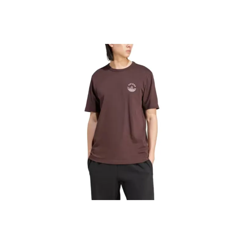 Adidas Originals Graphic Tee T-Shirt Men's Shadow Brown-1