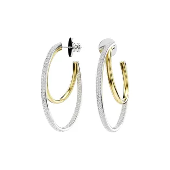 Swarovski Metal Earrings Women's White