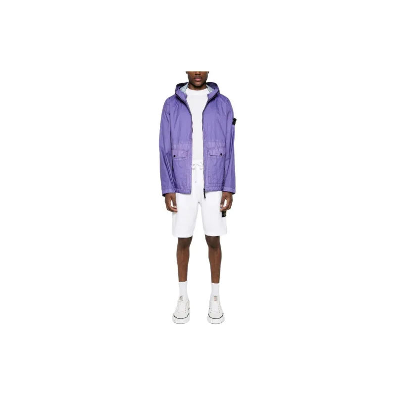 STONE ISLAND Logo Patch Drawstring Bermuda Shorts-2