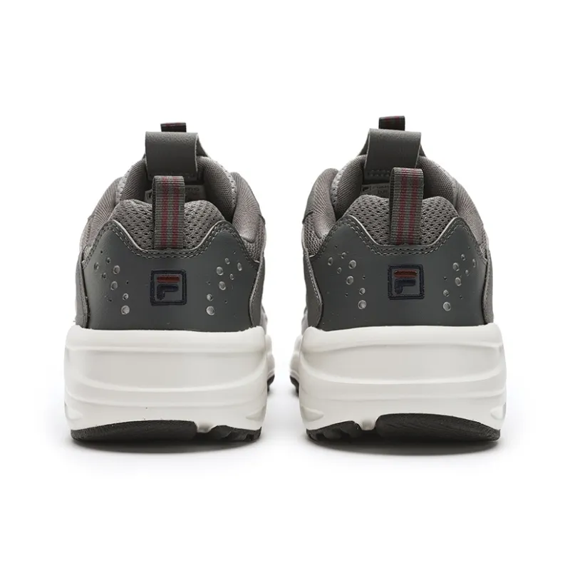 FILA Tracer Slip-Resistant Low-Top Running Shoes Men's Smoke Gray-3