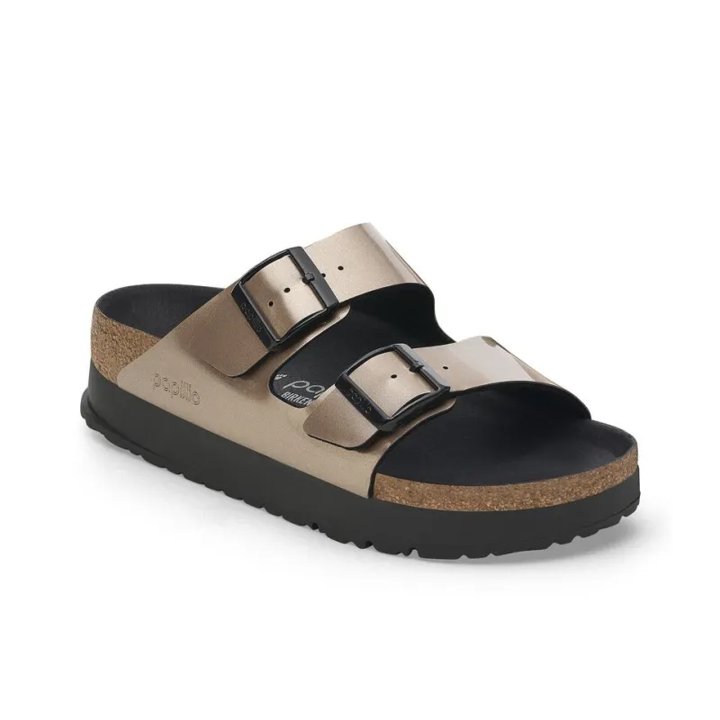 Birkenstock EVA Slip-Resistant Slide Slippers Women's Metal Gray Narrow Fit-1