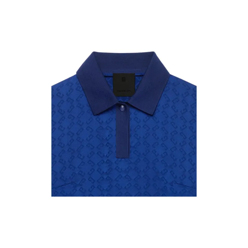 GIVENCHY FW24 Polo Shirt Women's Sapphire Blue-4
