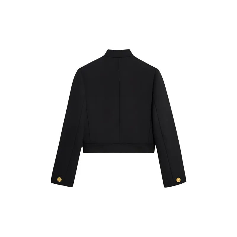 CELINE Verneuil Jacket In Double Faced Wool Tricotine-1