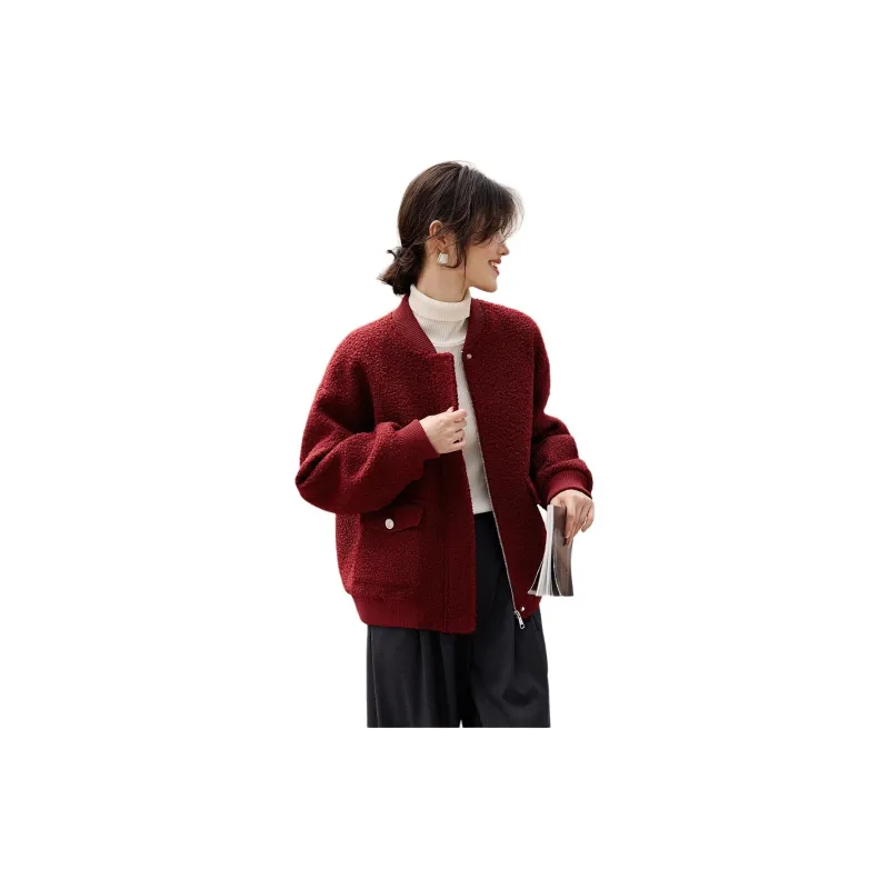 XWI Baseball Jacket Women's Ancora Red-1