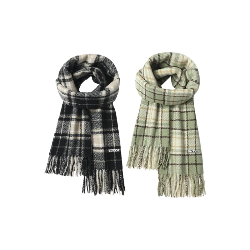 Yalu Polyester Knit Scarves Unisex-6