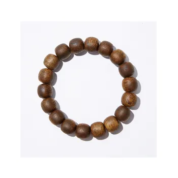A bead Precious Wood Bead Strings Unisex