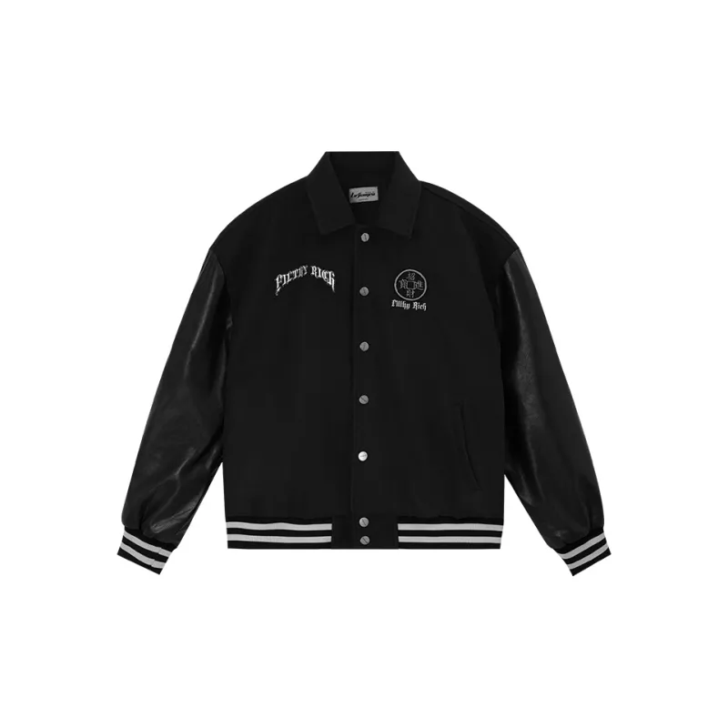 LUJIAMEN Baseball Jacket Early Spring And Fall Unisex-7