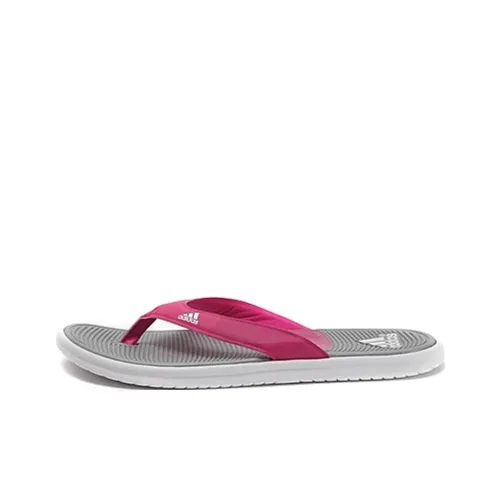 Adidas SC Beach 3point W Abrasion-Resistant Slip-Resistant Flip Flops Women's Gray Pink