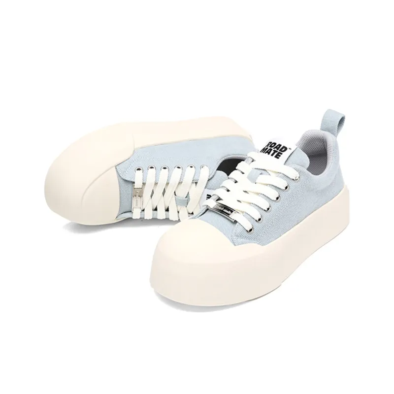 Road Mate Slip-Resistant Lightweight Breathable Skateboard Shoes Women's Sky Blue-3