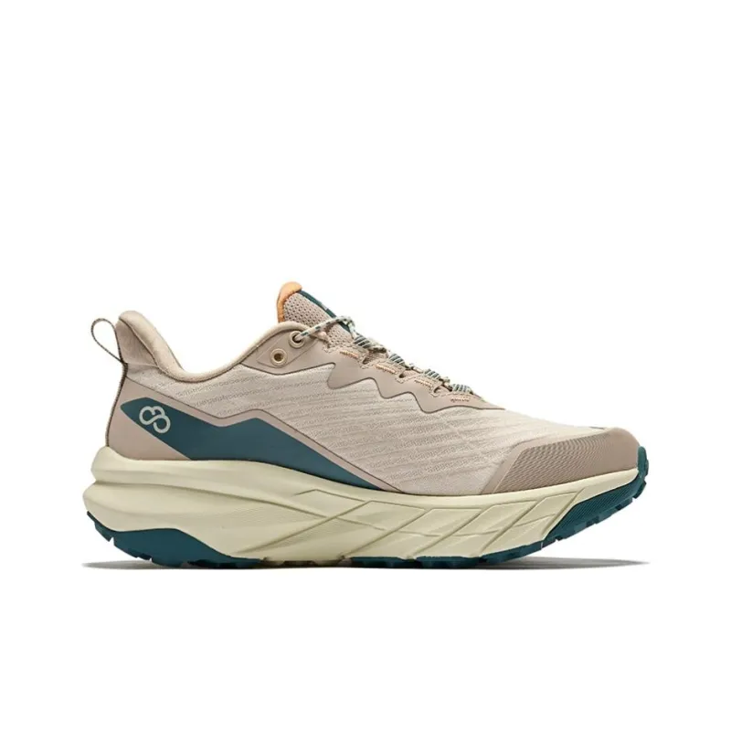 Erke Aspect Anti Slip And Wear Resistant Support Rebound Low Top Running Shoes Women's Warm Flax Light Smoked Coffee-1