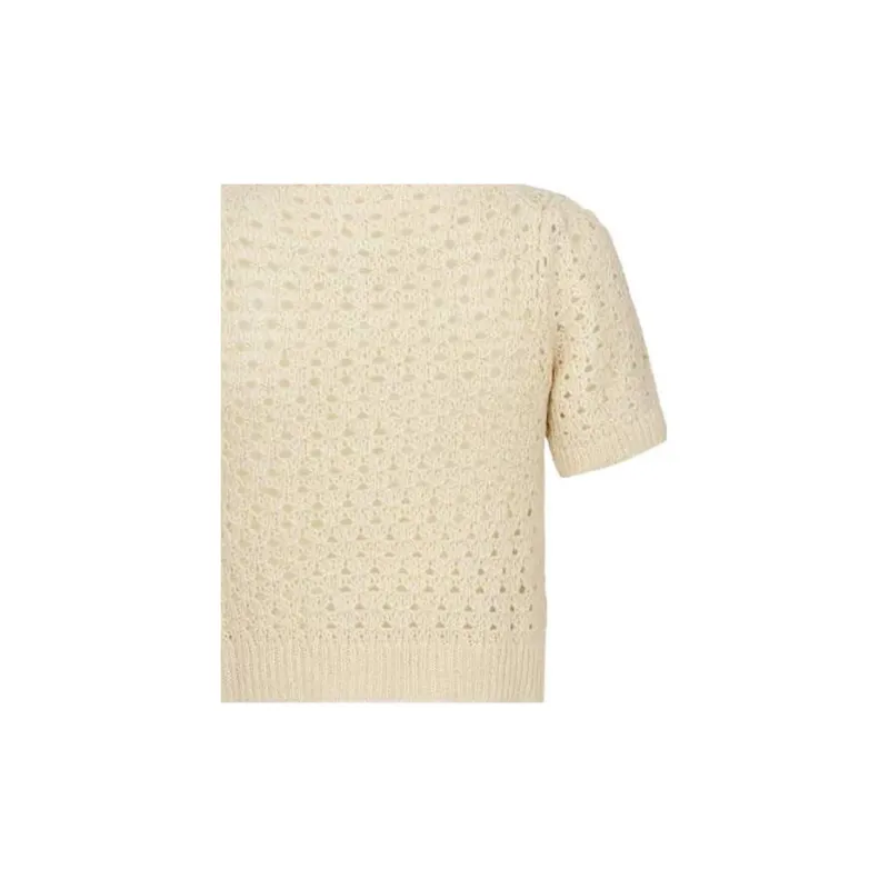 DIOR Macrocannage Polo Shirt Polo Shirt Women's Beige-4