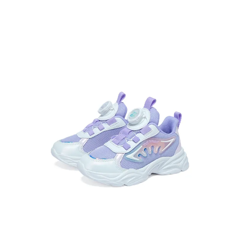 Disney Anti-Slip And Wear-Resistant Lightweight Cushioning Low-Top Kids' Running Shoes Light Purple Kids'-2