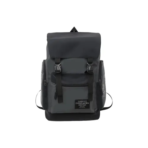 Tonlion Oxford Backpack Unisex Black Gray