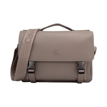 CALVIN KLEIN Synthetic Material Crossbody Bag Men's Taupe
