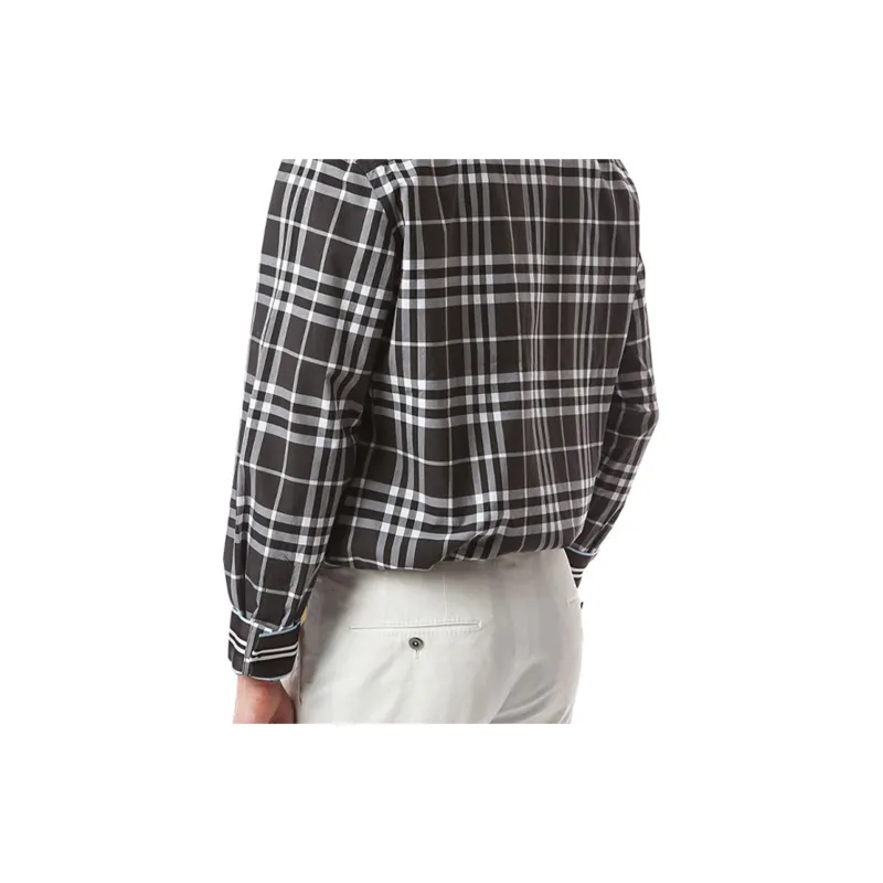 Burberry Shirt Men's Black White-4