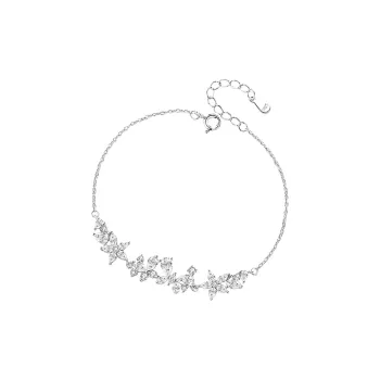 DVNRR S925 Silver Bracelets Women's Gift Box Set