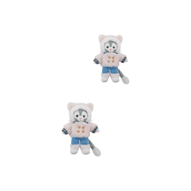 Disney Gelatoni Winter Day Standing Pose Dolls Plush Pendant 13cm High-3