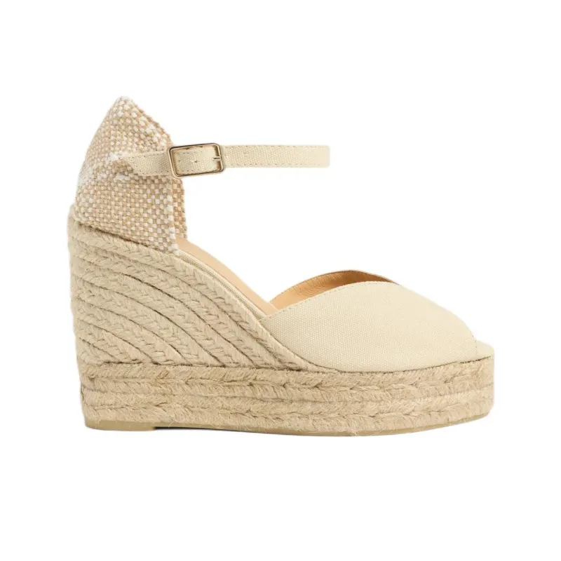 Castañer BIANCA One Strap Sandals Women's Beige-1