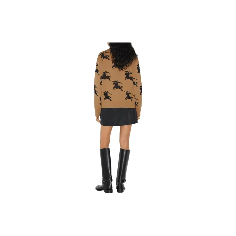Burberry Ekd Intarsia knit Cardigan-3