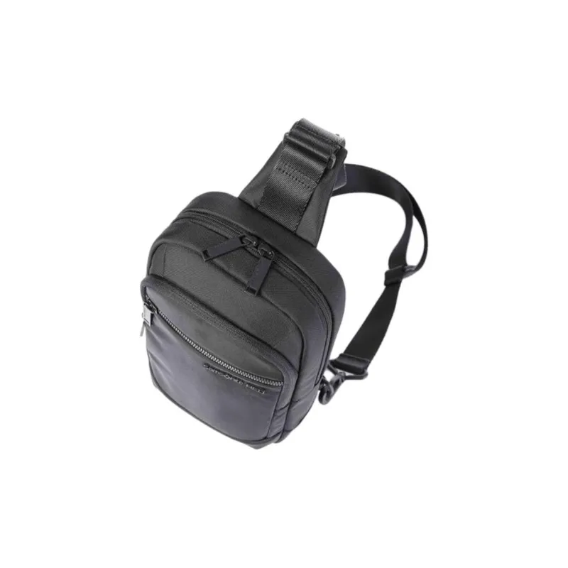SAMSONITE Nylon Shoulder Bag Crossbody Bag Unisex Black-4