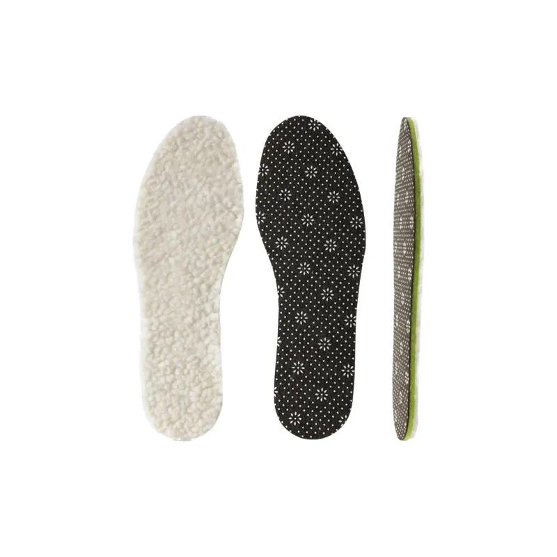 Footprint Tribe Faux Sherpa Haibo Li Dot Glue Slip Resistant Fabric Insoles Unisex-1