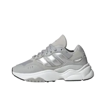 Adidas Originals Retropy F90 Anti Slip Wear Resistant Low Top Kids Lifestyle Shoes Gray Teenagers