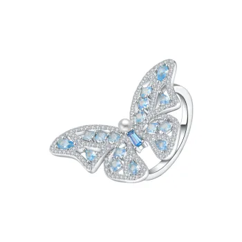 BABYBEI Shell Pearl Rings Women's