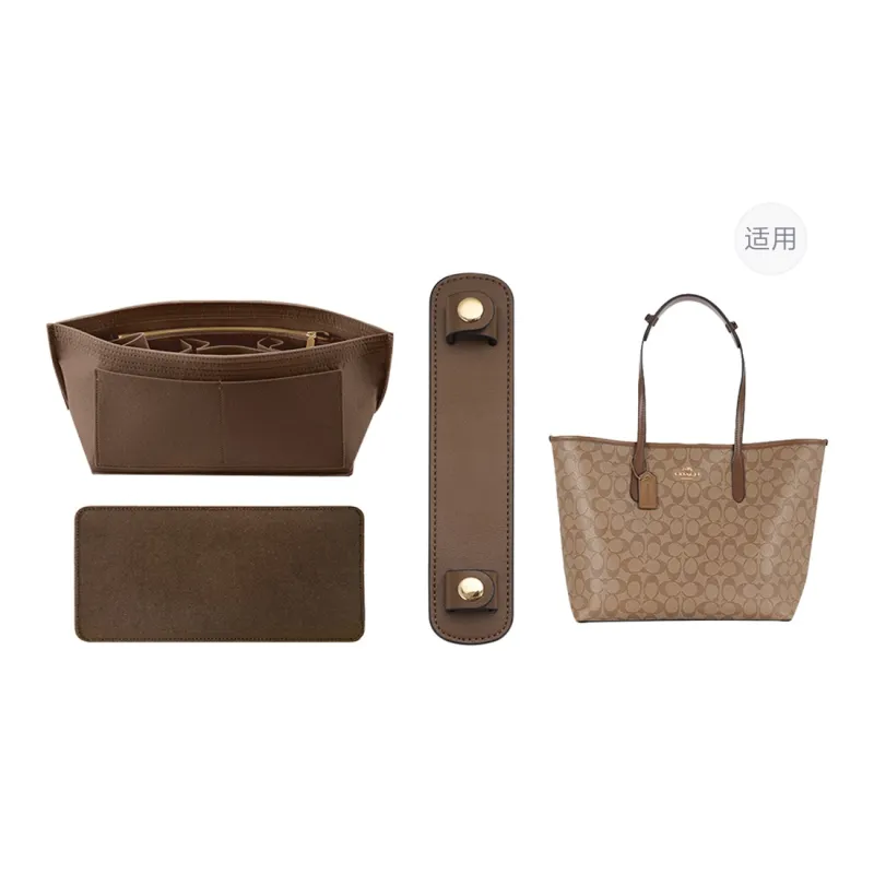 Lan Bao Fan Artificial Leather, Felt Bag Insert Unisex Multicolor-148