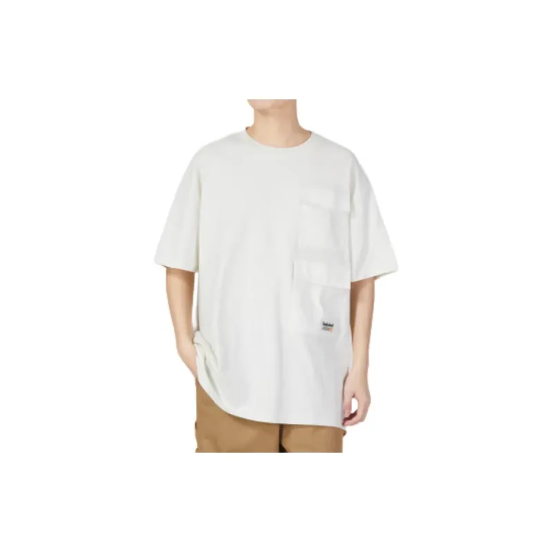 Timberland T Shirt Men's Vintage White-2