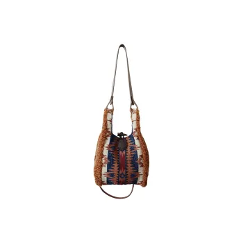 The HOUSE Yimazato Plush Shoulder Bag Regular Unisex Lightning Pattern