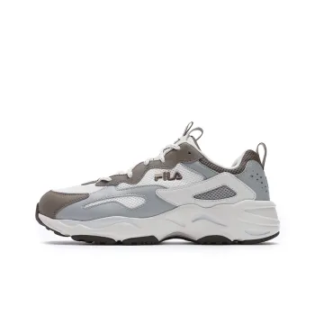 FILA Tracer Wear Resistant Low Top Running Shoes Men's Gray