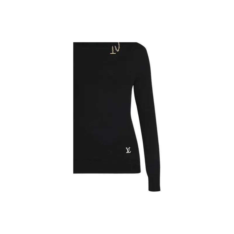 LOUIS VUITTON Shoulder Detail Turtleneck Sweater-5