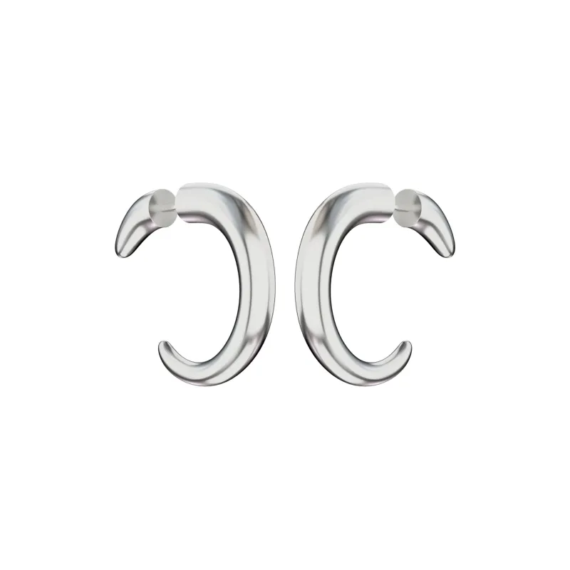ICEGANG S925 Silver Stud Earrings Unisex-1