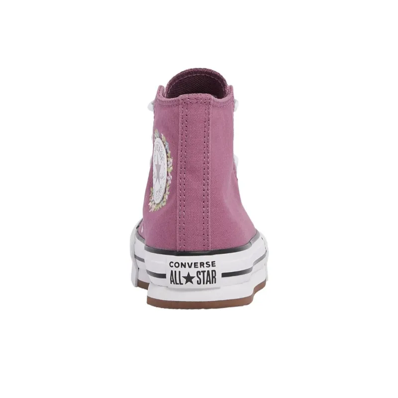 Converse Chuck Taylor All Star Slip-Resistant Cushioning High-Top Kids Canvas Shoes Purple Children Aged 3-7 Years Old-2