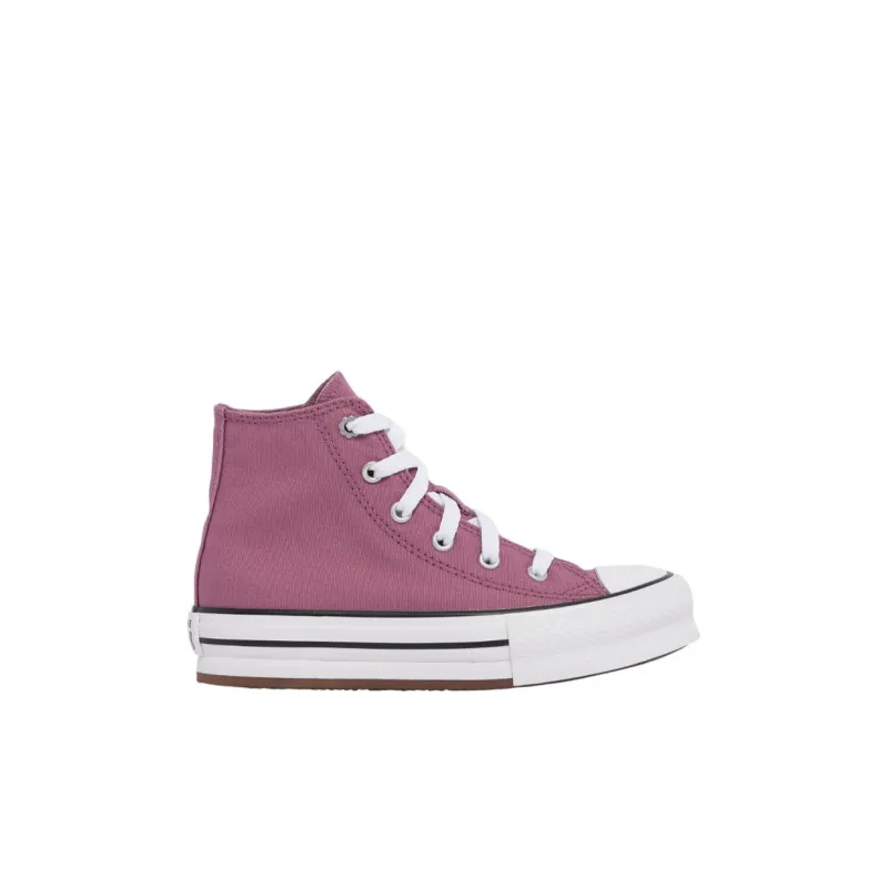 Converse Chuck Taylor All Star Slip-Resistant Cushioning High-Top Kids Canvas Shoes Purple Children Aged 3-7 Years Old-1