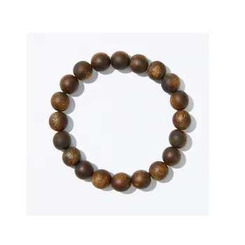 A bead Precious Wood Bead Strings Unisex