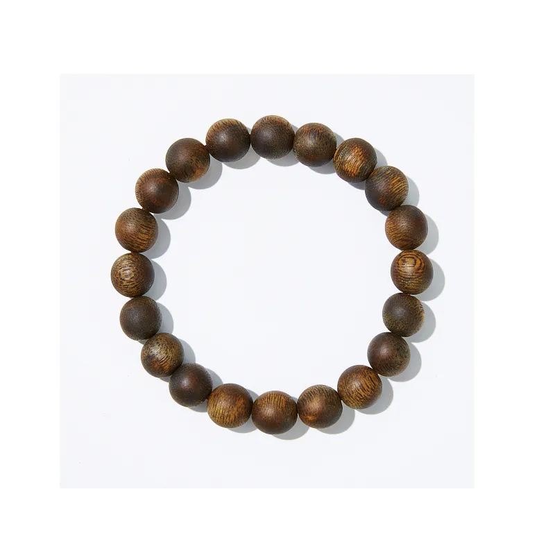 A bead Precious Wood Bead Strings Unisex-0