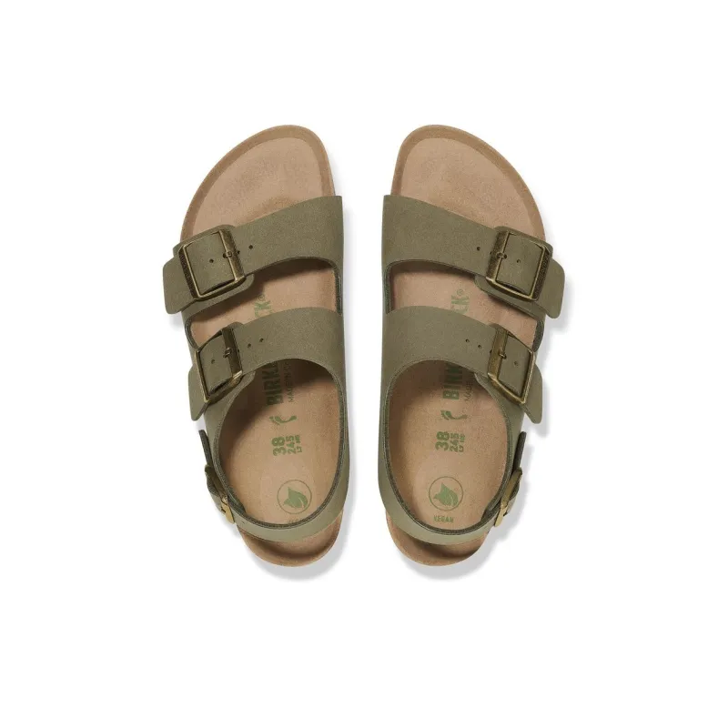 Birkenstock Milano BS Beach Sandals Women's Pine Green Regular-3