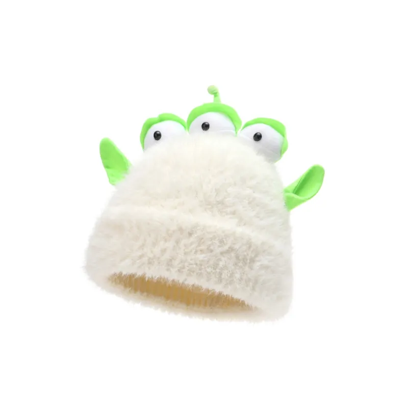 FREE RABBITⅡ Thickened Warm Red Eye For Fall And Winter Beanie Unisex-5