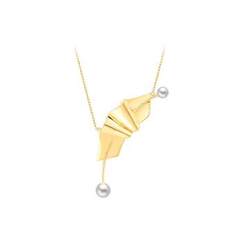 BABYBEI Shell Pearl Necklaces Women's