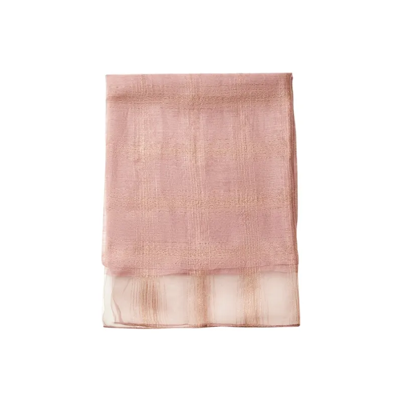 DAISY BEAUTY Polyester Silk Scarves Women's-16