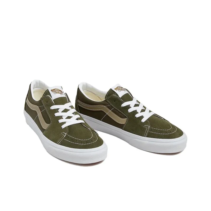 Vans SK8 Anti Slip Wear Resistant Low Top Skateboard Shoes Unisex Green-2