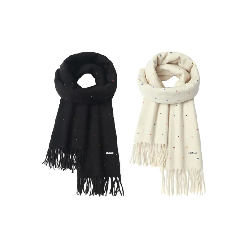 CARTELO Polyester Knit Scarves Unisex-4
