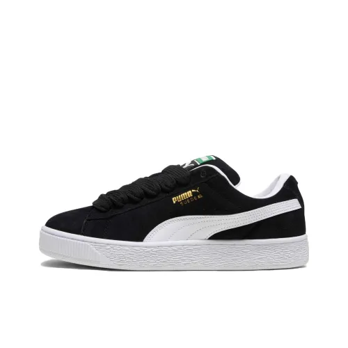 PUMA Suede XL Anti Slip Wear Resistant Low Top Skateboard Shoes Women's Black