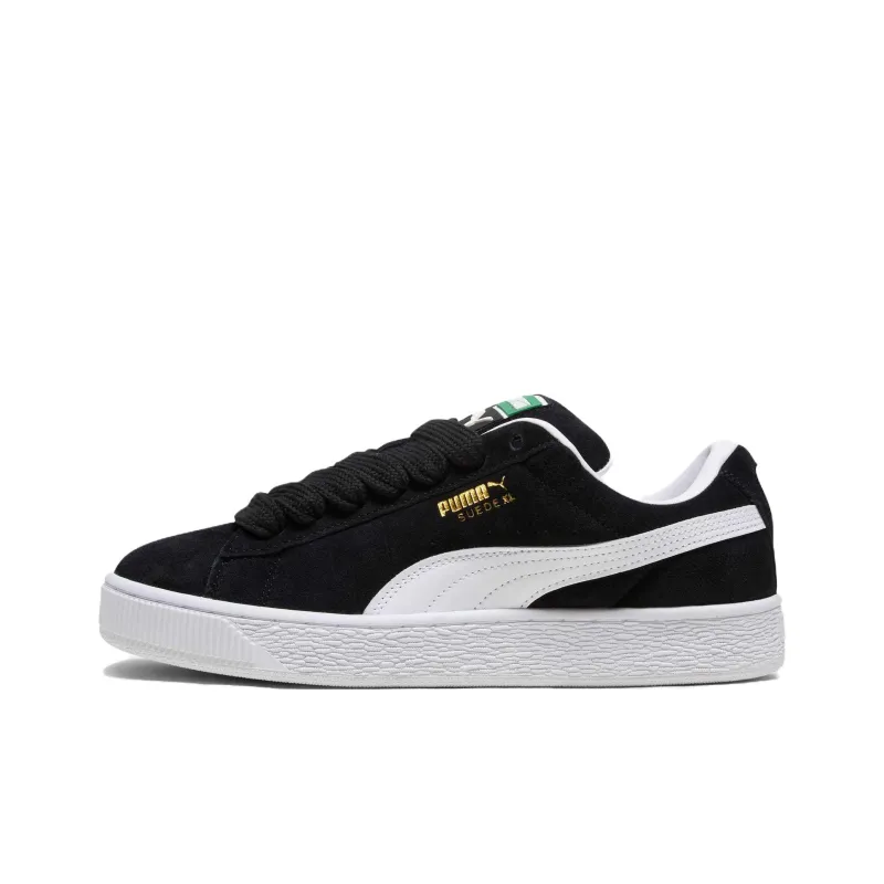 PUMA Suede XL Anti Slip Wear Resistant Low Top Skateboard Shoes Women's Black-0